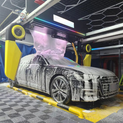 Factory Fully Automatic Touchless Intelligent High Pressure 360° Spray System  Car Wash Washing Machine